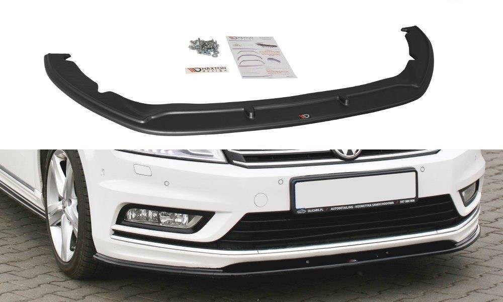 Front Ansatz V.1 für Vw Passat B7 R-Line Carbon Look