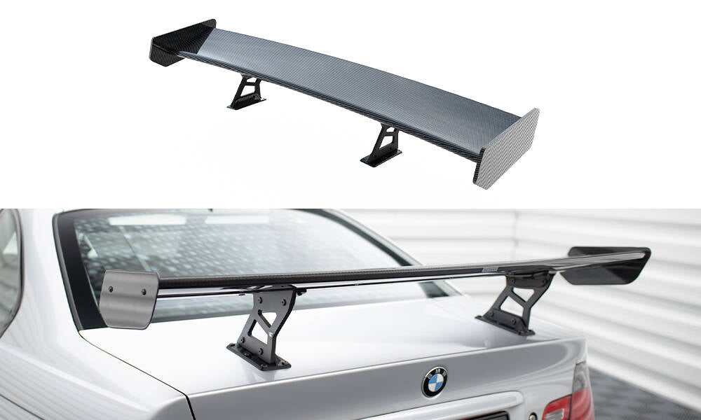 Carbon Spoiler With Internal Brackets Uprights  BMW 3er Coupe E46