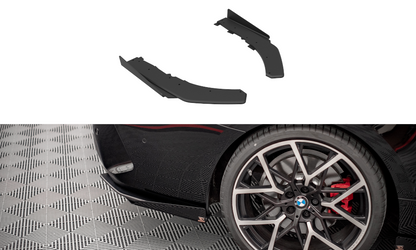 Street Pro Heck Ansatz Flaps Diffusor + Flaps für BMW 4er M-Paket G22 / G23 / G22 Facelift / G23 Facelift schwarz Hochglanz