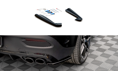 Heck Ansatz Flaps Diffusor für Mercedes-AMG GLE 53 Coupe C167 / C167 Facelift schwarz Hochglanz