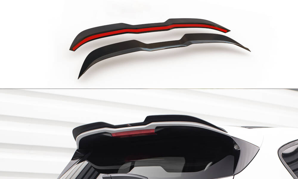 Spoiler CAP V.2 für Ford Focus Hatchback ST Mk4 schwarz Hochglanz