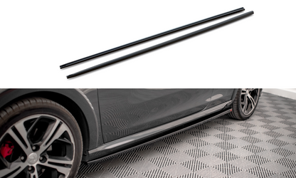 Seitenschweller Ansatz für Peugeot 208 GTi Mk1 schwarz Hochglanz