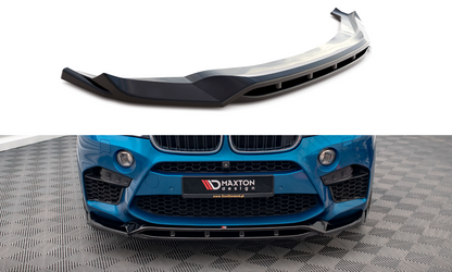 Front Ansatz V.3 für BMW X5 M F85 / X6 M F86 schwarz Hochglanz