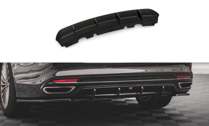 Diffusor Heck Ansatz für Ford Mondeo Mk5 schwarz Hochglanz