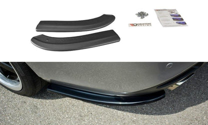 Heck Ansatz Flaps Diffusor für Mazda 6 GJ (Mk3) schwarz Hochglanz