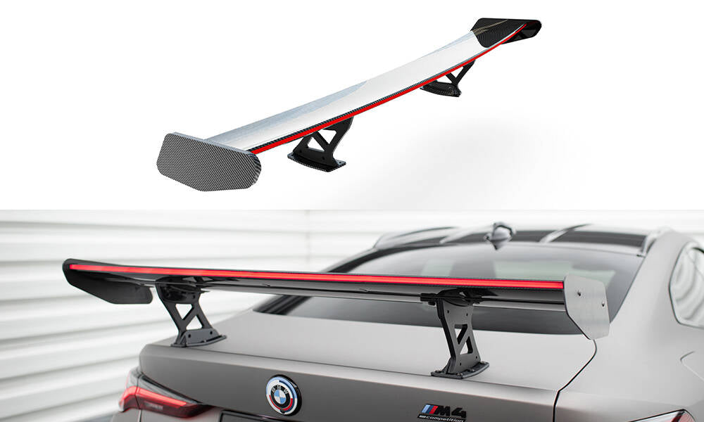 Carbon Spoiler With Internal Brackets Uprights + LED BMW M4 G82 / G82 Facelift / M440i / 4 M-Paket G22 / G22 Facelift