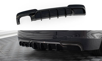Diffusor Heck Ansatz V.2 für BMW 5er M-Paket F10 / F11 (Doppelauspuff li.)