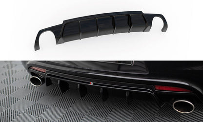 Diffusor Heck Ansatz V.2 für VW Scirocco R Mk3 schwarz Hochglanz