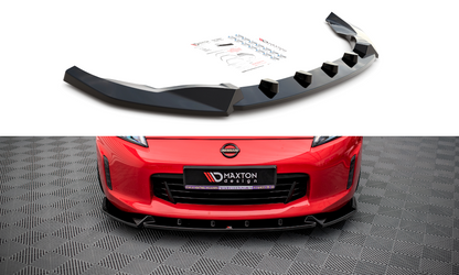 Front Ansatz V.3 für Nissan 370Z Facelift schwarz Hochglanz