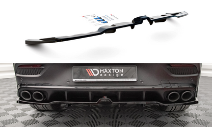 Mittlerer Cup Diffusor DTM Look Heck Ansatz für Mercedes-AMG GLE 53 Coupe C167 / C167 Facelift schwarz Hochglanz
