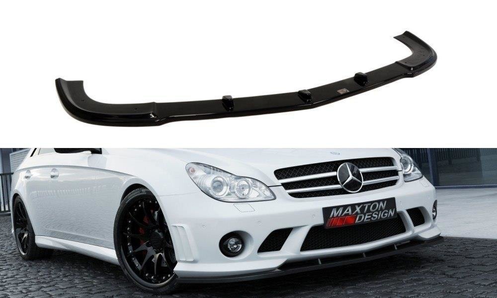 Front Ansatz für MERCEDES CLS C219 - W204 AMG LOOK schwarz Hochglanz