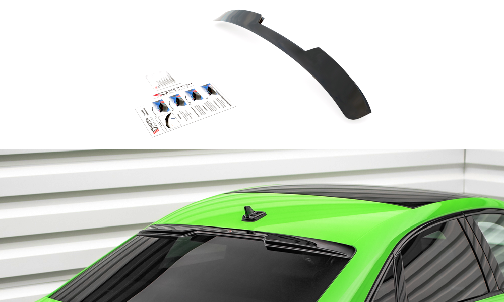 Heckscheiben Spoiler für Audi RS3 Limousine 8Y Facelift schwarz Hochglanz