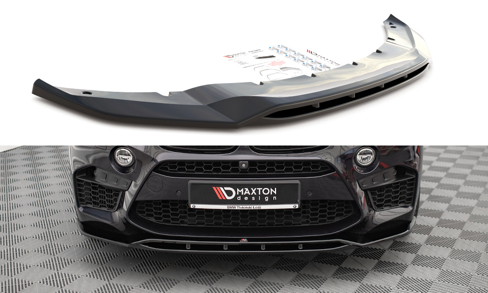 Front Ansatz V.2 für BMW X5 M F85 / X6 M F86 schwarz Hochglanz
