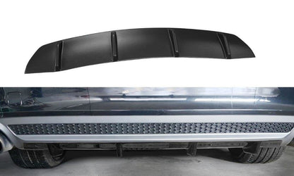 Diffusor Heck Ansatz für Audi A7 Mk1 S-Line Carbon Look