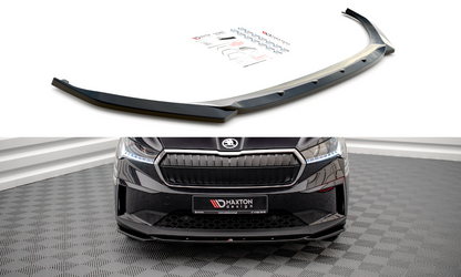 Front Ansatz V.3 für Skoda Enyaq iV Carbon Look