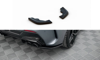 Heck Ansatz Flaps Diffusor V.3 für BMW 1er F40 M-Paket/ M135i schwarz Hochglanz