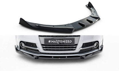 Front Ansatz V.3 für Audi TT S / TT S-Line 8J Facelift schwarz Hochglanz