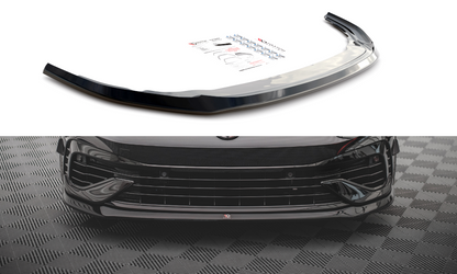 Front Ansatz V.5 für VW Golf R Mk8 schwarz Hochglanz