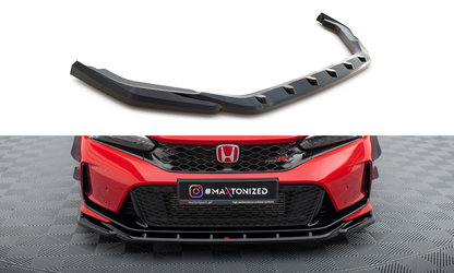 Front Ansatz V.3 für Honda Civic Type-R Mk 11 schwarz Hochglanz