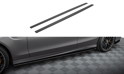 Street Pro Seitenschweller Ansatz für Mercedes-AMG C63 Limousine / Kombi W205 Facelift