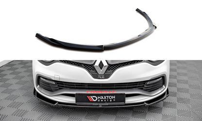 Front Ansatz V.2 für Renault Clio RS Mk4 schwarz Hochglanz