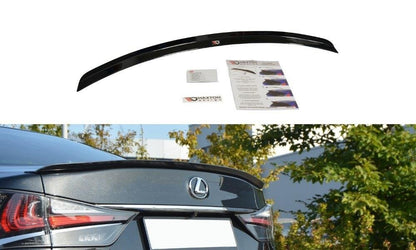 Spoiler CAP für Lexus GS Mk4 Facelift T schwarz Hochglanz