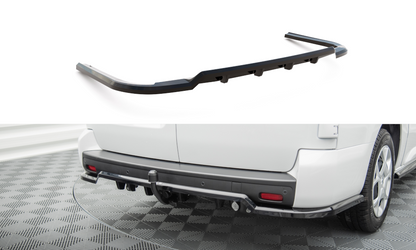 Mittlerer Cup Diffusor DTM Look Heck Ansatz für Citroen Jumpy L3 Mk3 schwarz Hochglanz