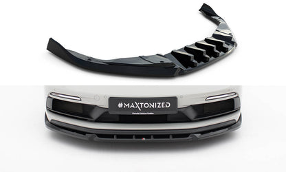 Front Ansatz für V.2 Porsche 718 Cayman GTS 982c schwarz Hochglanz