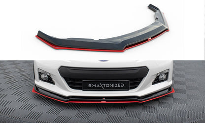 Front Ansatz V.3 für Subaru BRZ schwarz Hochglanz