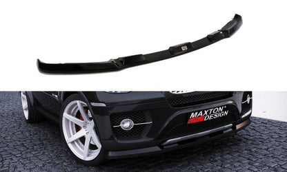 Front Ansatz für BMW X6 E71 schwarz Hochglanz