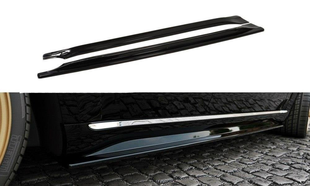 Seitenschweller Ansatz für Jeep Grand Cherokee WK2 Summit Facelift schwarz matt
