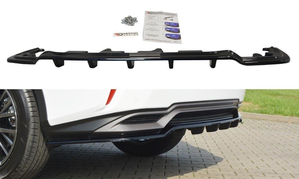 Heckansatz Lexus RX Mk4 H DTM LOOK schwarz Hochglanz