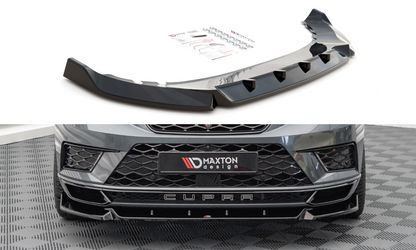 Front Ansatz V.1 für Cupra Ateca Mk1 schwarz Hochglanz