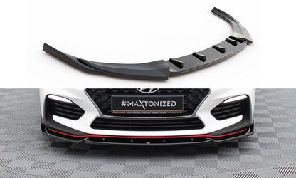 Front Ansatz V.5 für Hyundai I30 N Mk3 Hatchback/ Fastback schwarz Hochglanz