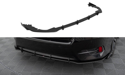Street Pro Heck Ansatz Flaps Diffusor +Flaps für Honda Civic Mk10 schwarz Hochglanz