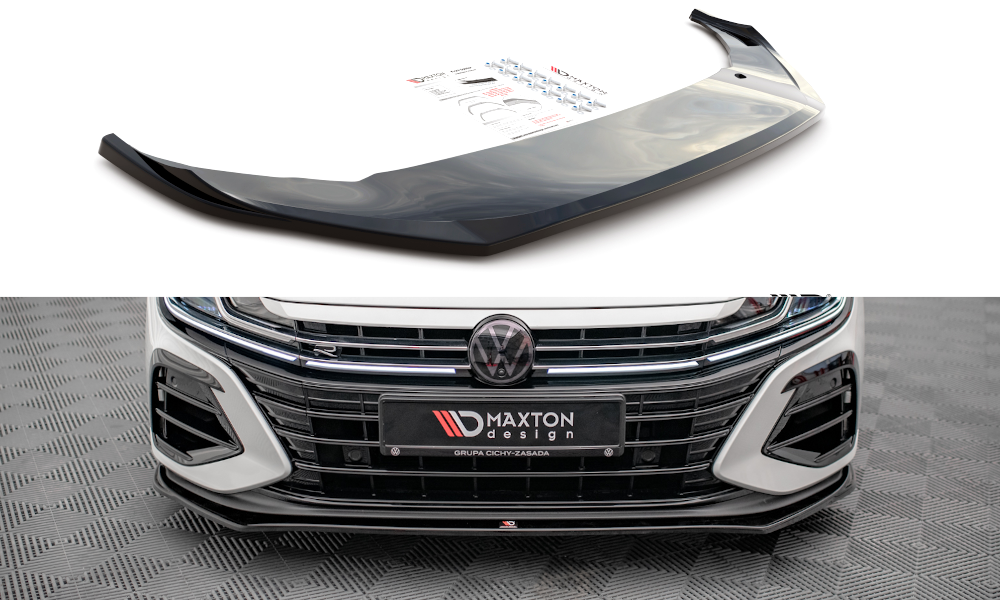Front Ansatz V.3 für VW Arteon R schwarz Hochglanz