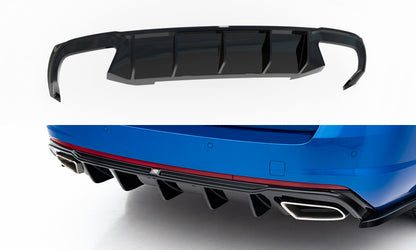 Diffusor Heck Ansatz V.2 für Skoda Octavia RS Mk3 / Mk3 FL Hatchback / Kombi