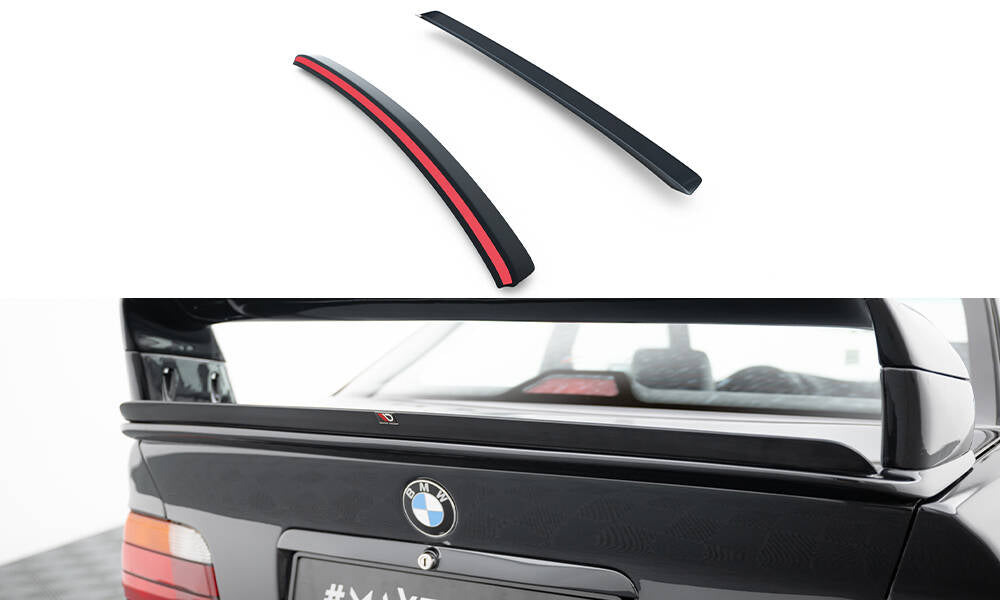 Unterer Spoiler CAP für BMW M3 / 3 M-Paket E36 Coupe GT Klasse schwarz Hochglanz
