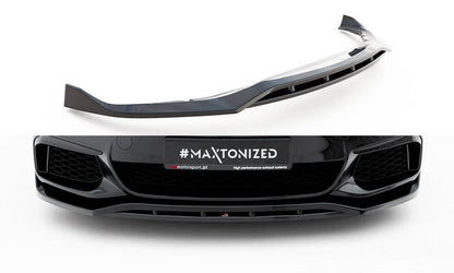 Front Ansatz V.3 für BMW M550i / M550d Limousine G30  schwarz Hochglanz