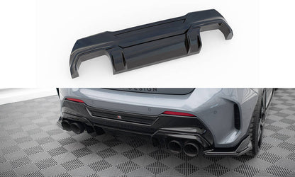 Diffusor Heck Ansatz V.2 für BMW 1er F40 M-Paket/ M135i schwarz Hochglanz