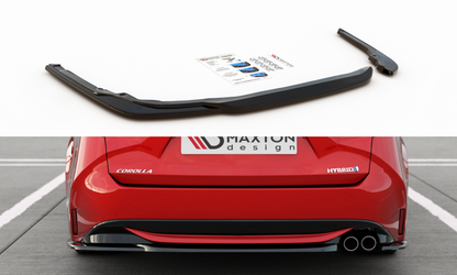 Heck Ansatz Flaps Diffusor für Toyota Corolla XII Touring Sports schwarz Hochglanz