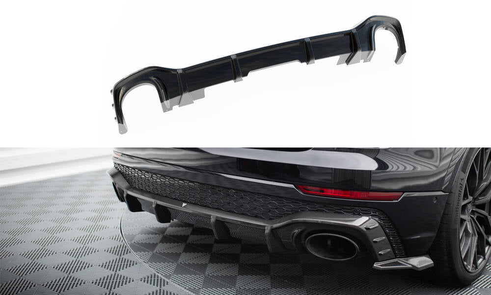 Prepreg Carbon Fiber Diffusor Heck Ansatz für Audi RSQ8 Mk1