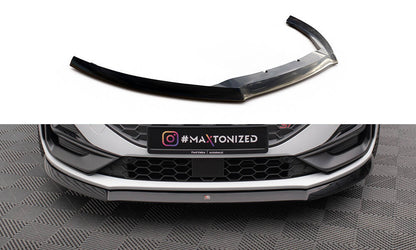 Front Ansatz V.8 für Ford Focus ST / ST-Line Mk4 Facelift schwarz Hochglanz