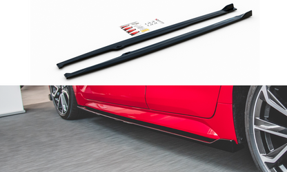 Seitenschweller Ansatz für Toyota Corolla XII Hatchback Carbon Look