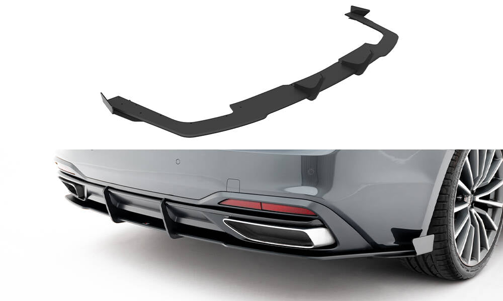 Street Pro Heckschürze + Flaps für Audi A5 F5 Facelift schwarz Hochglanz