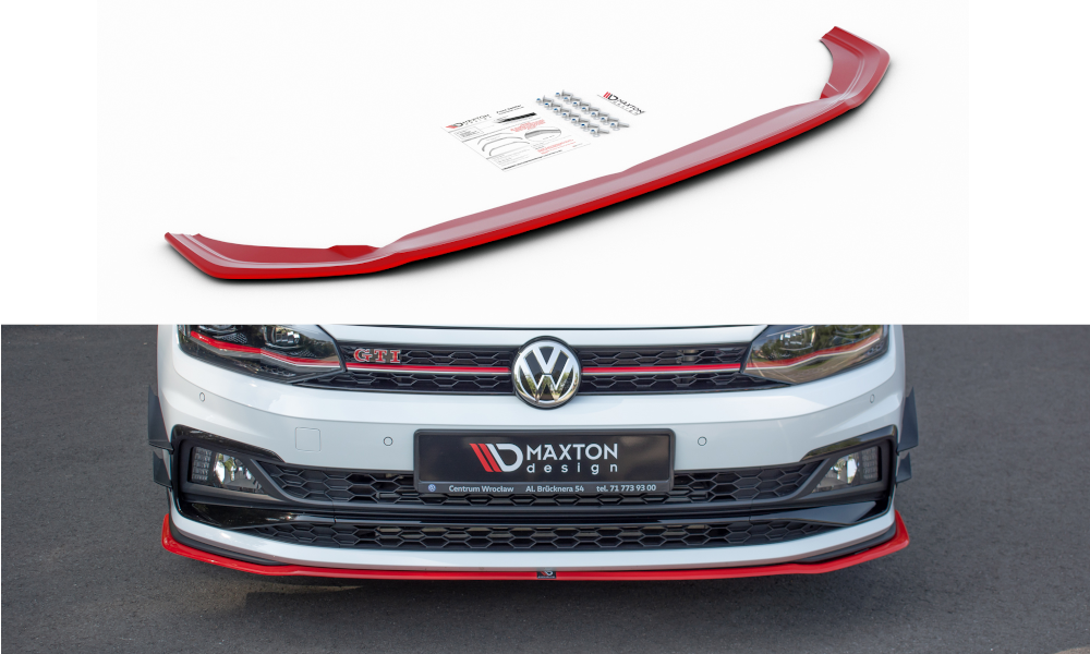 Front Ansatz V.2 für VW POLO MK6 GTI Carbon Look
