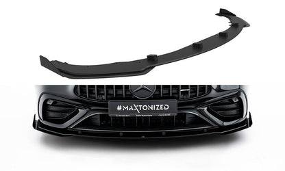 Street Pro Front Ansatz + Flaps für Mercedes-AMG CLE 53 C236 schwarz Hochglanz