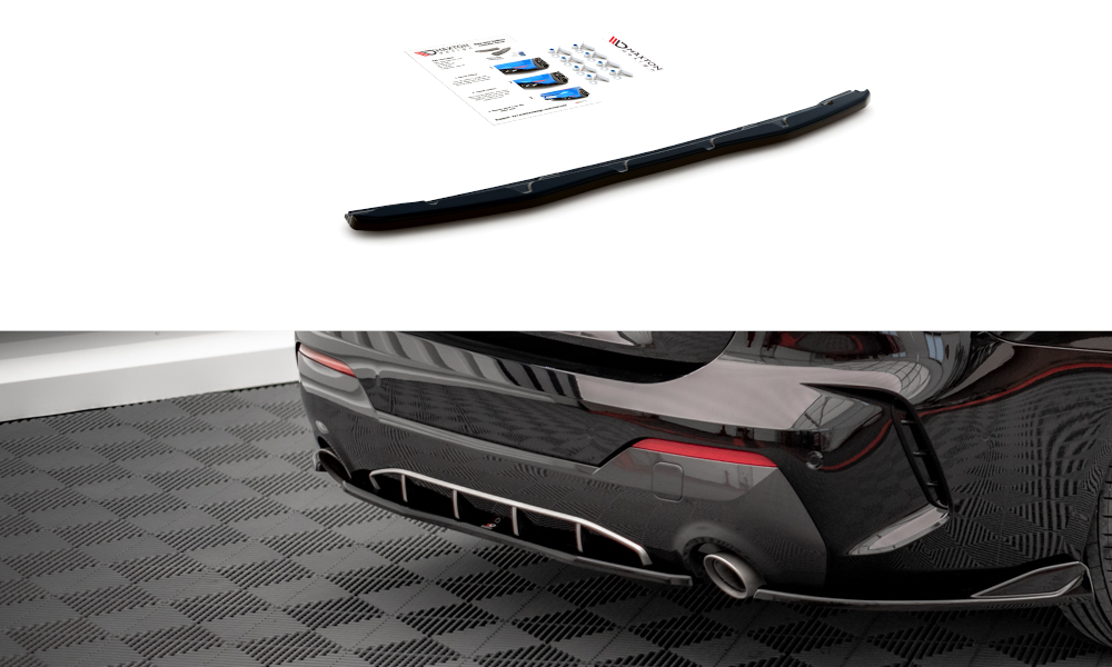 Heckansatz BMW 4er M-Paket G22 / G23 / G22 Facelift / G23 Facelift schwarz Hochglanz