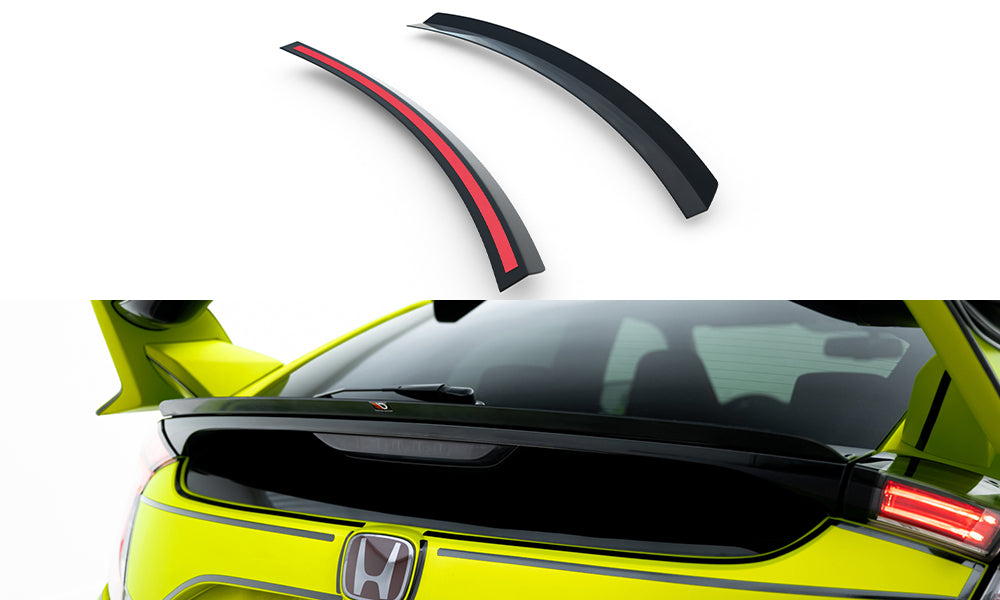 Untere Spoiler CAP für Honda Civic Type-R Mk10 / Mk10 Facelift schwarz Hochglanz