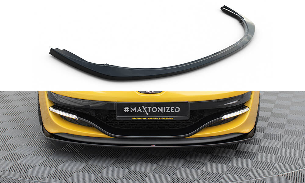 Front Ansatz für RENAULT MEGANE 3 RS v.2 schwarz Hochglanz